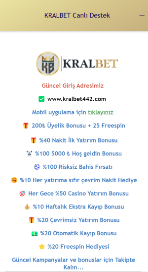 Kralbet Giriş